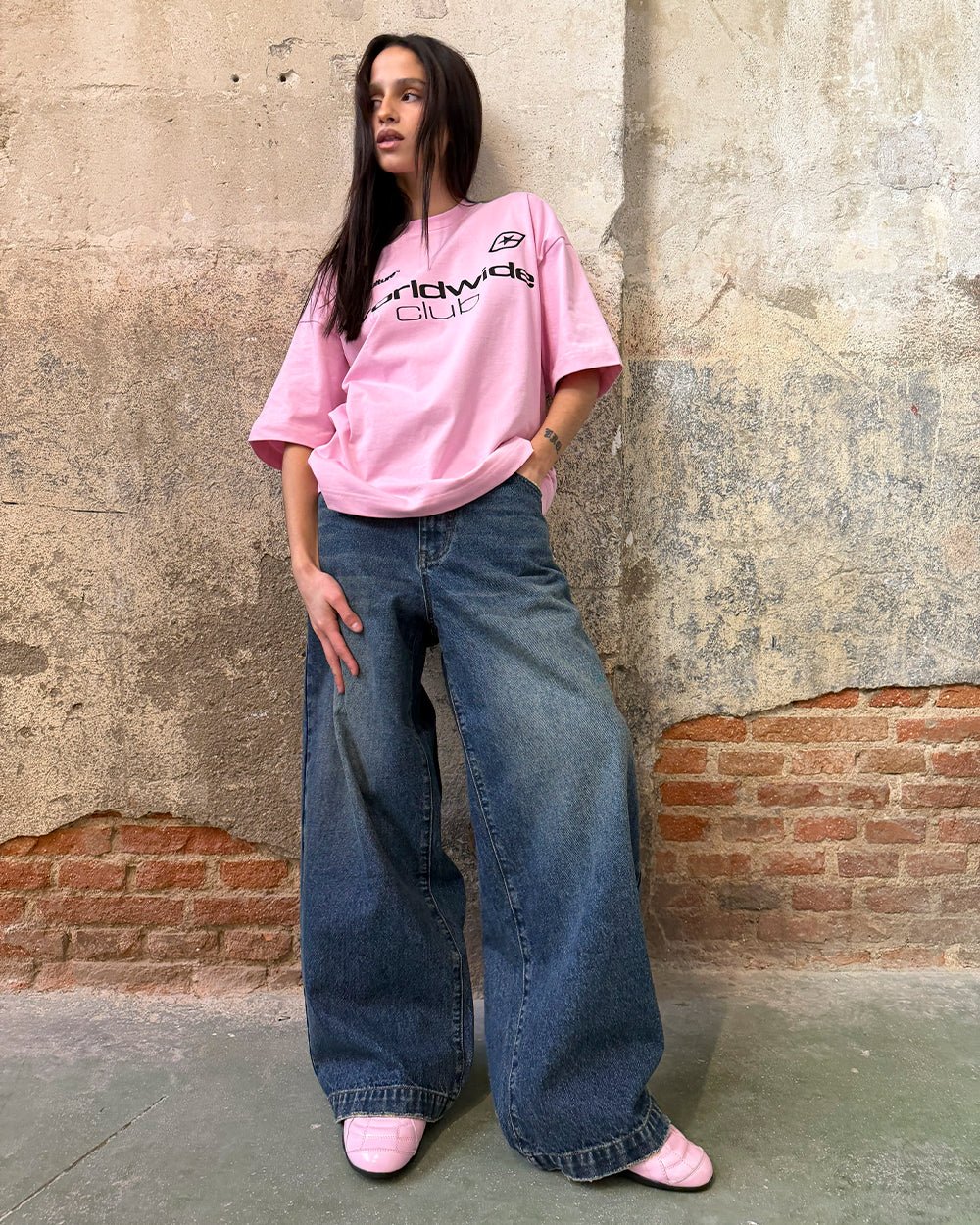 DISTRESS STARS V2 PANTS BLUE DENIM - Cold Culture