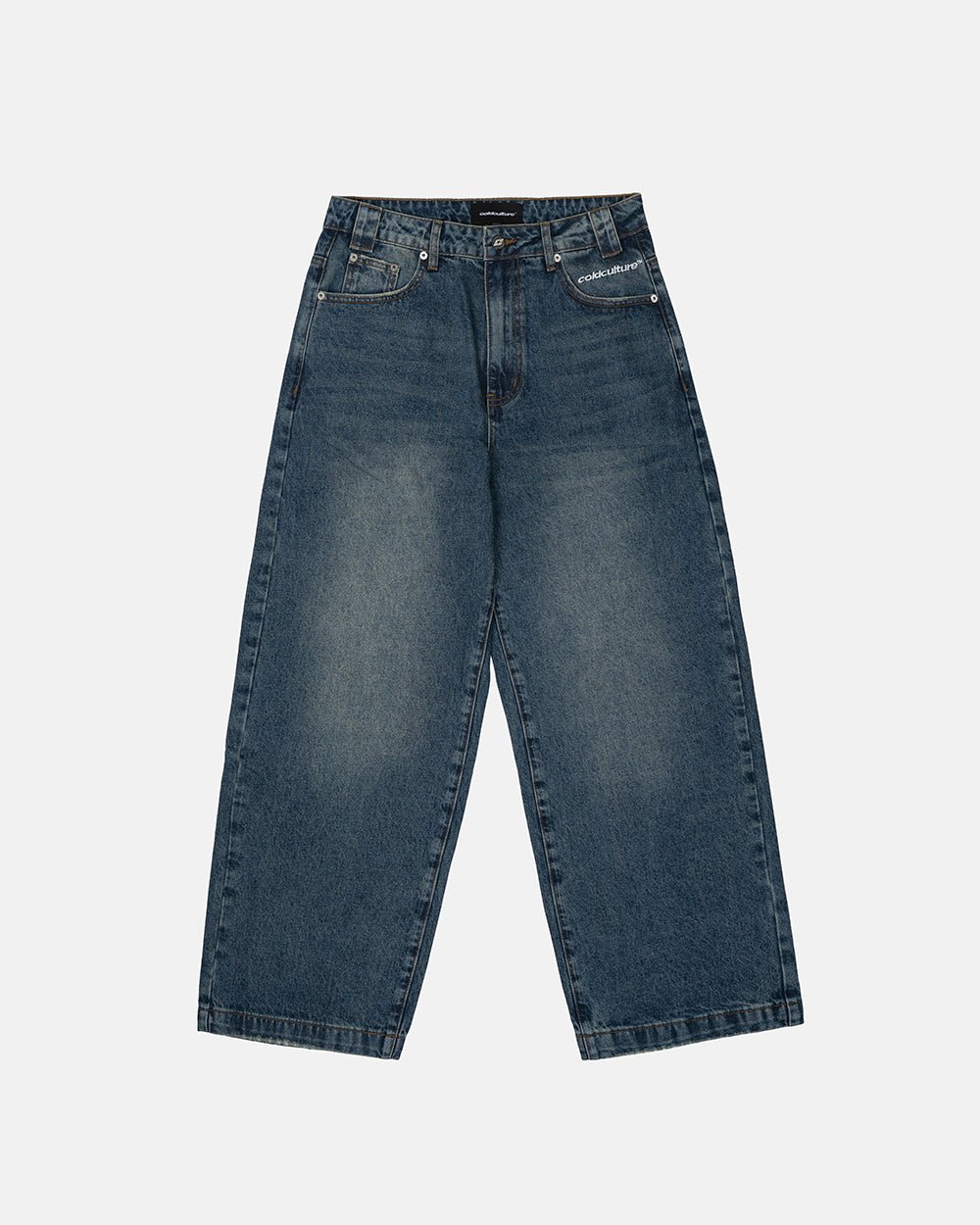 DISTRESS STARS V2 PANTS BLUE DENIM - Cold Culture