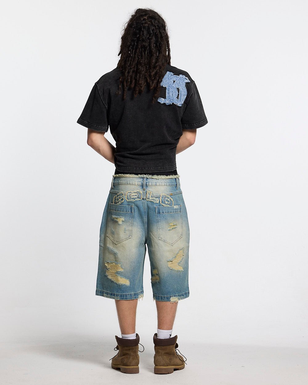 DISTRESSED DOLLAR POLO BLACK - Cold Culture