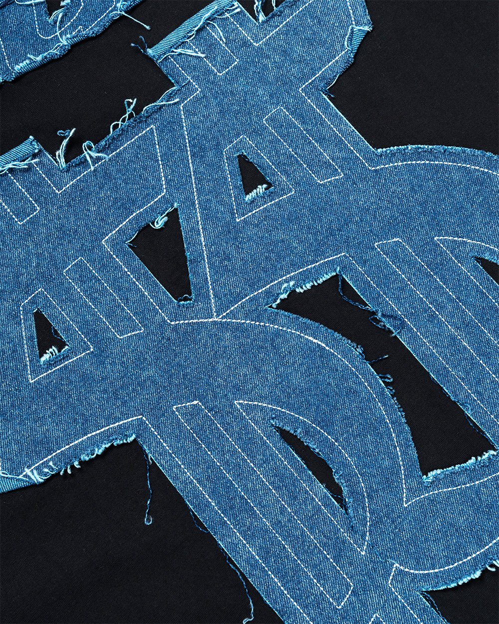 DISTRESSED DOLLAR TEE BLACK - Cold Culture