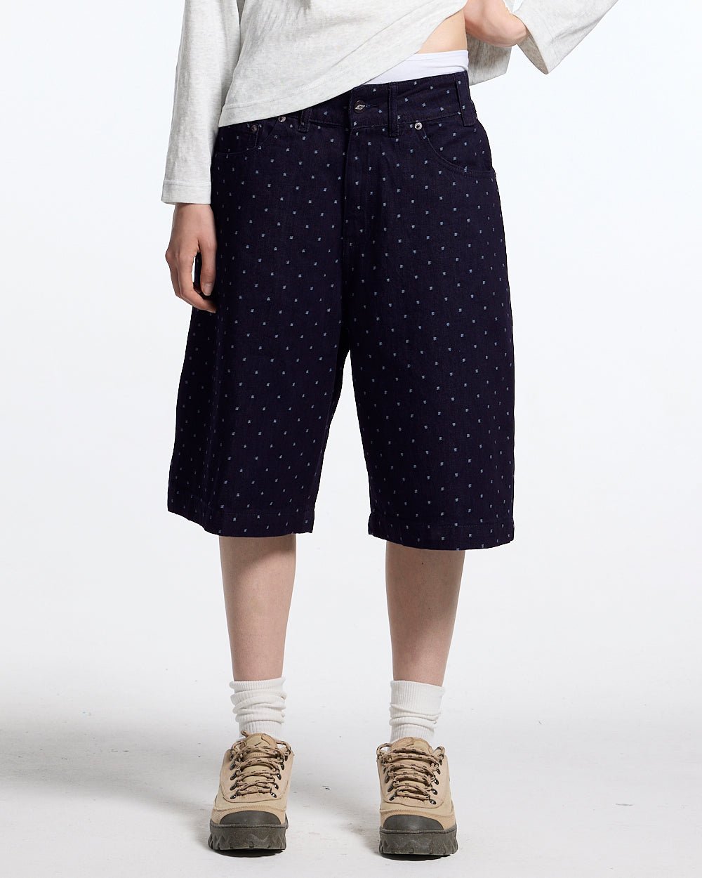 DOT CLUB SHORTS BLACK - Cold Culture