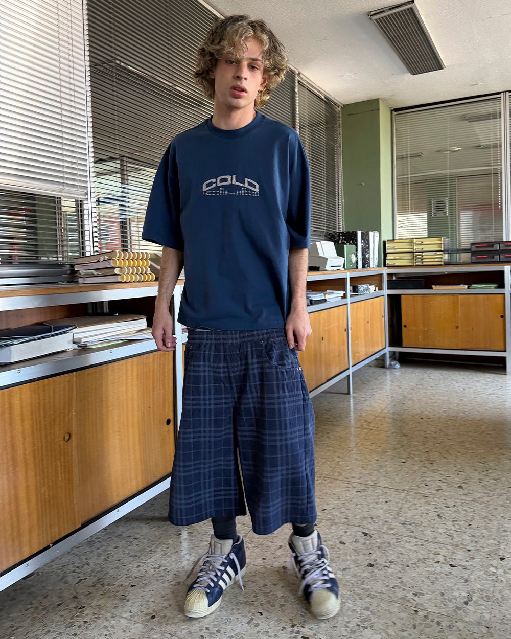 DOTS CLUB TEE BLUE - Cold Culture