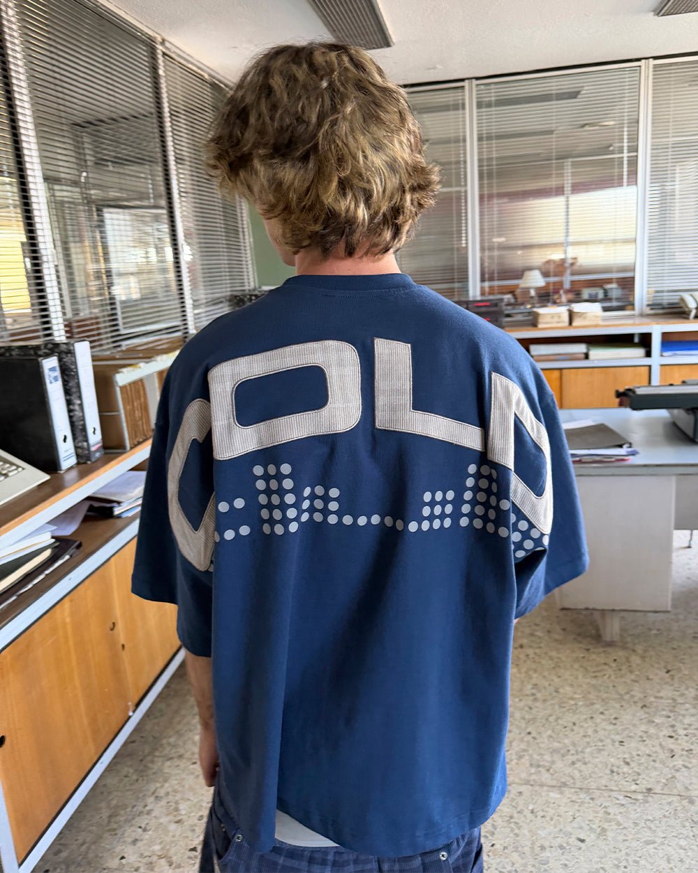 DOTS CLUB TEE BLUE - Cold Culture