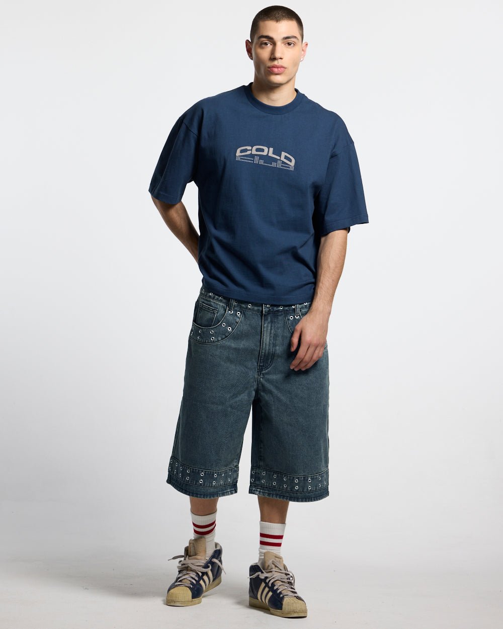 DOTS CLUB TEE BLUE - Cold Culture #man