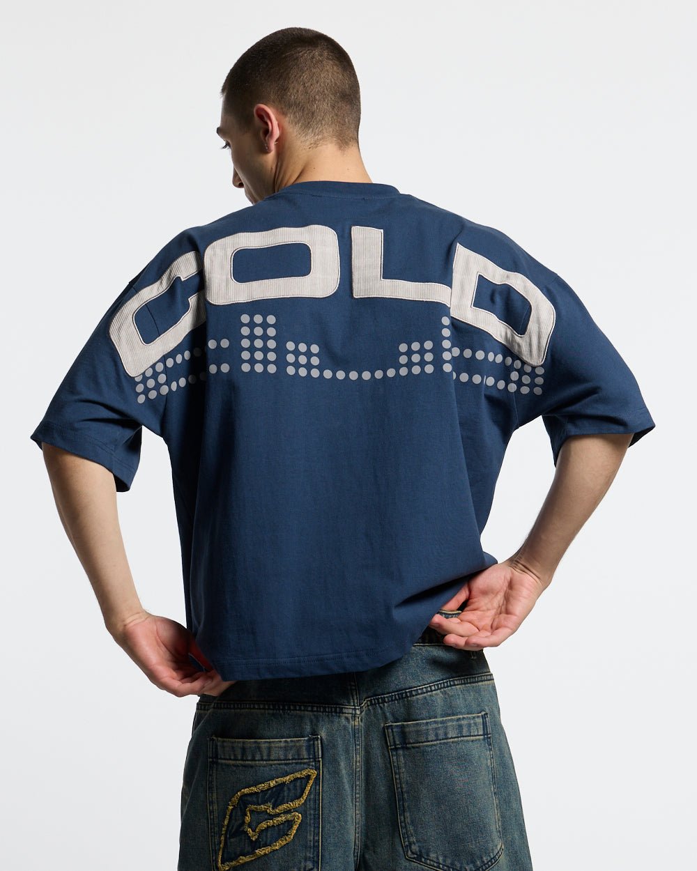 DOTS CLUB TEE BLUE - Cold Culture #man