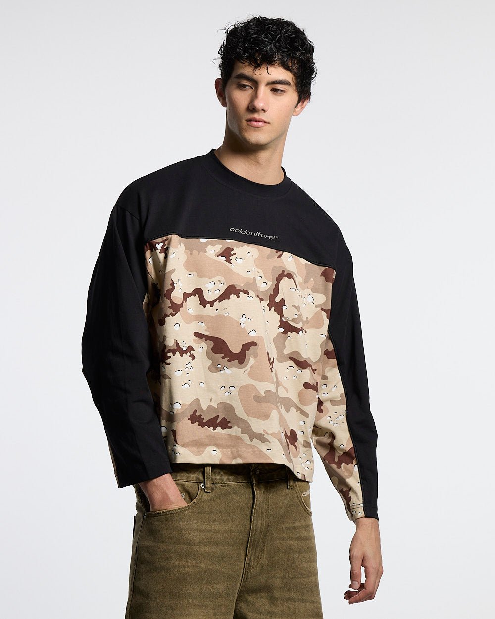 DOUBLE SIDED LONGSLEEVE CAMO - Cold Culture