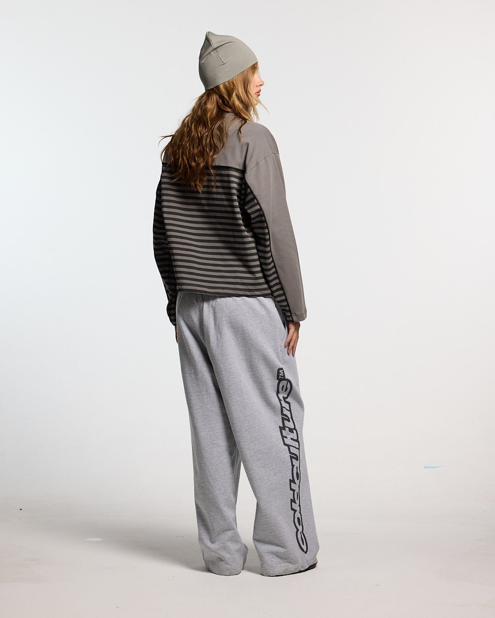 DOUBLE SIDED LONGSLEEVE DARK GREY - Cold Culture