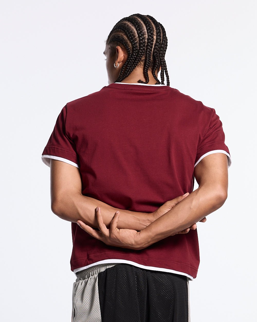 DOUBLE TEE BURGUNDY - Cold Culture