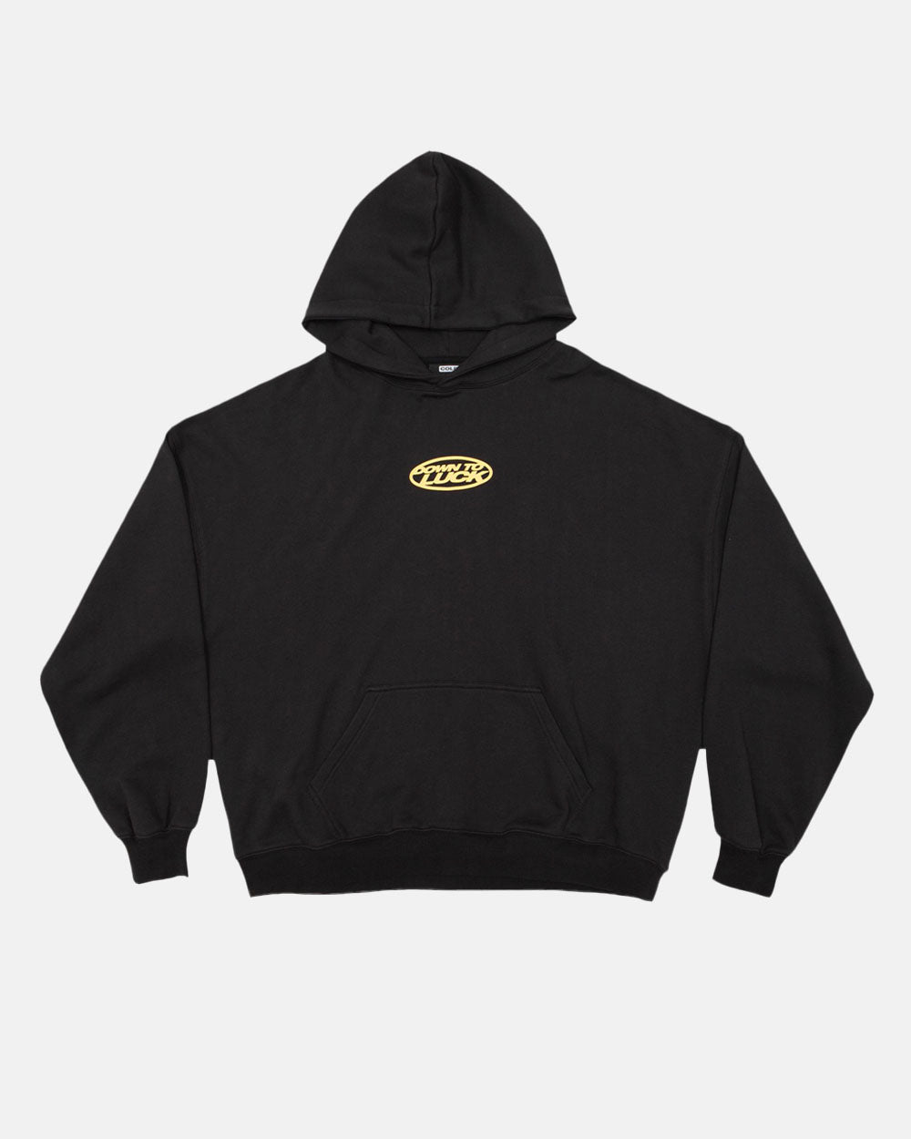 DOWN TO LUCK HOODIE BLACK - Cold Culture