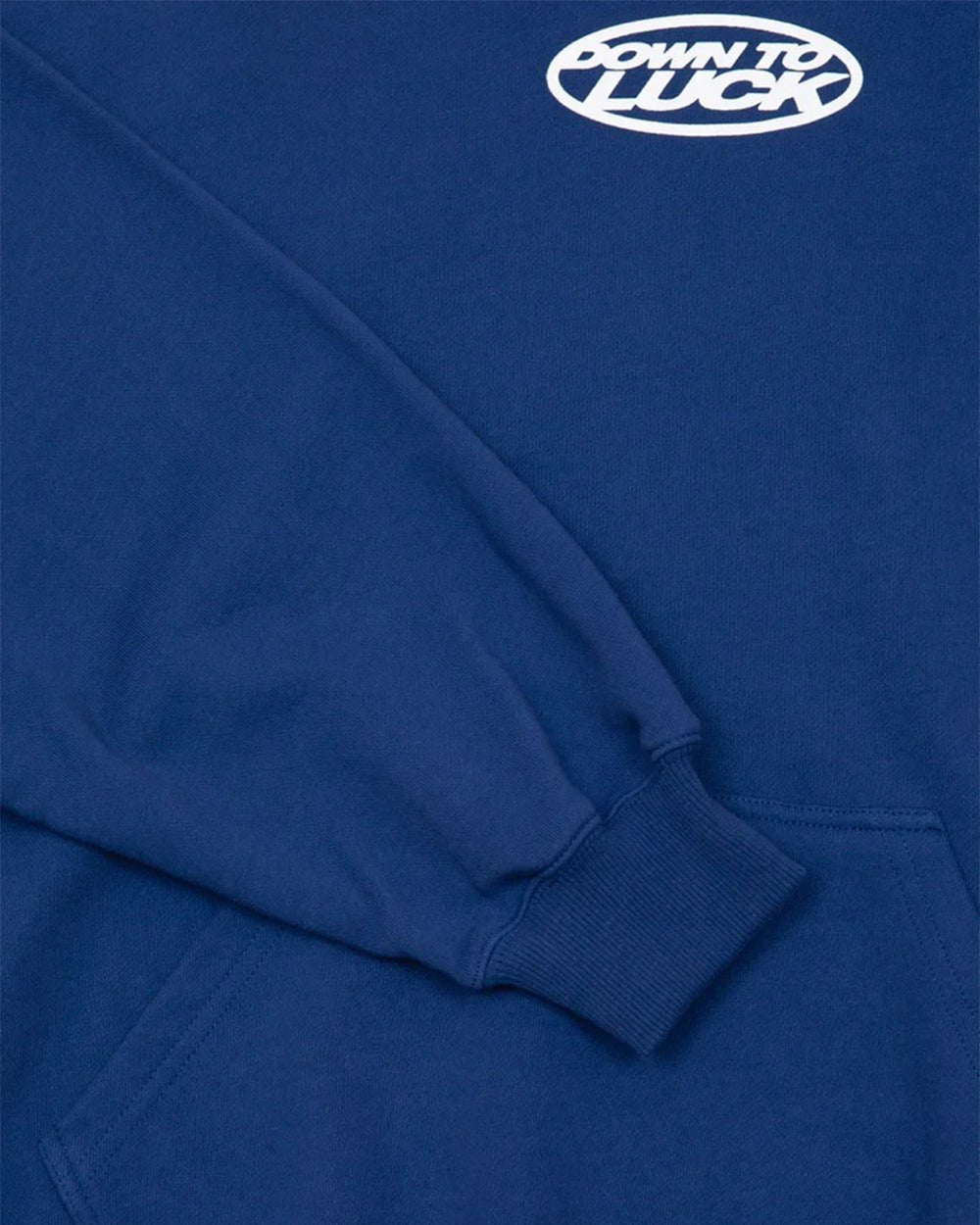 DOWN TO LUCK HOODIE BRIGHT BLUE - COLD CULTURE