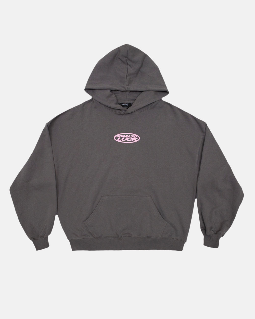 DOWN TO LUCK HOODIE SMOKEY GREY - COLD CULTURE