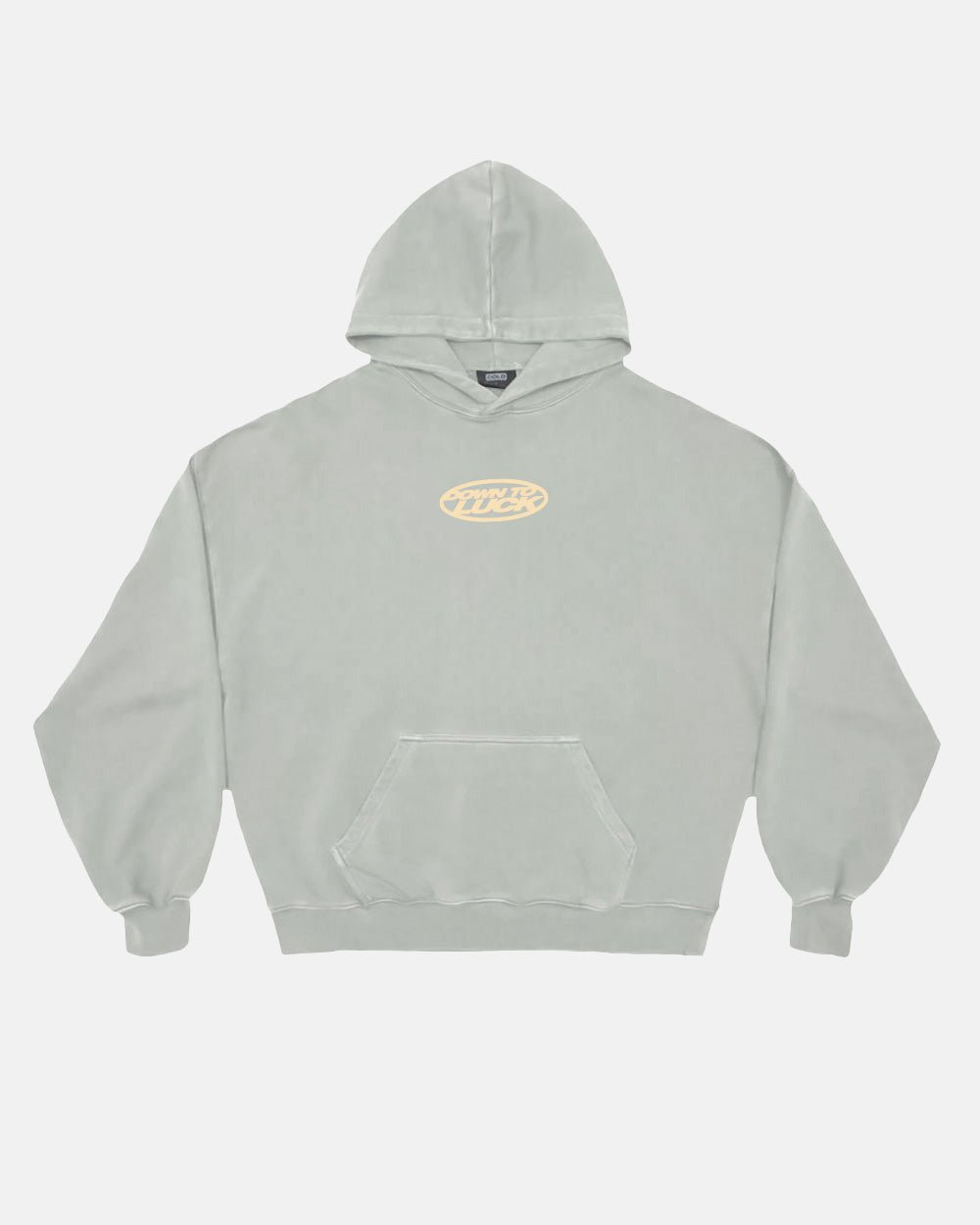 DOWN TO LUCK HOODIE STEAL GREY - COLD CULTURE