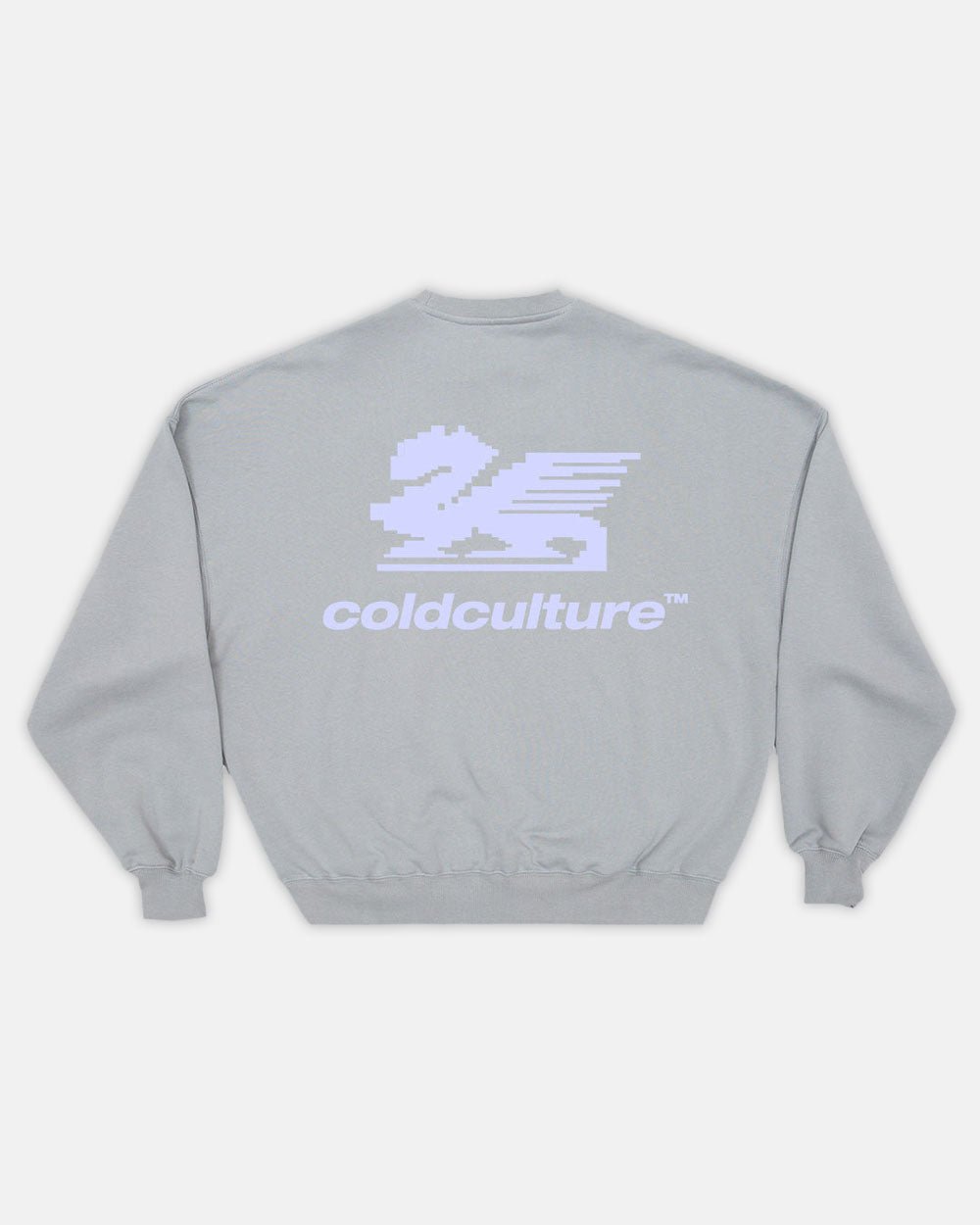 DRAGON PIXEL CREWNECK MEDIUM BLUE - COLD CULTURE