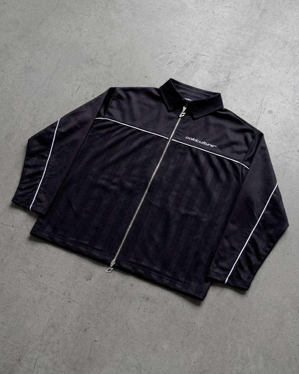 DRAW THE LINE LONGSLEEVE SHIRT BLACK - Cold Culture