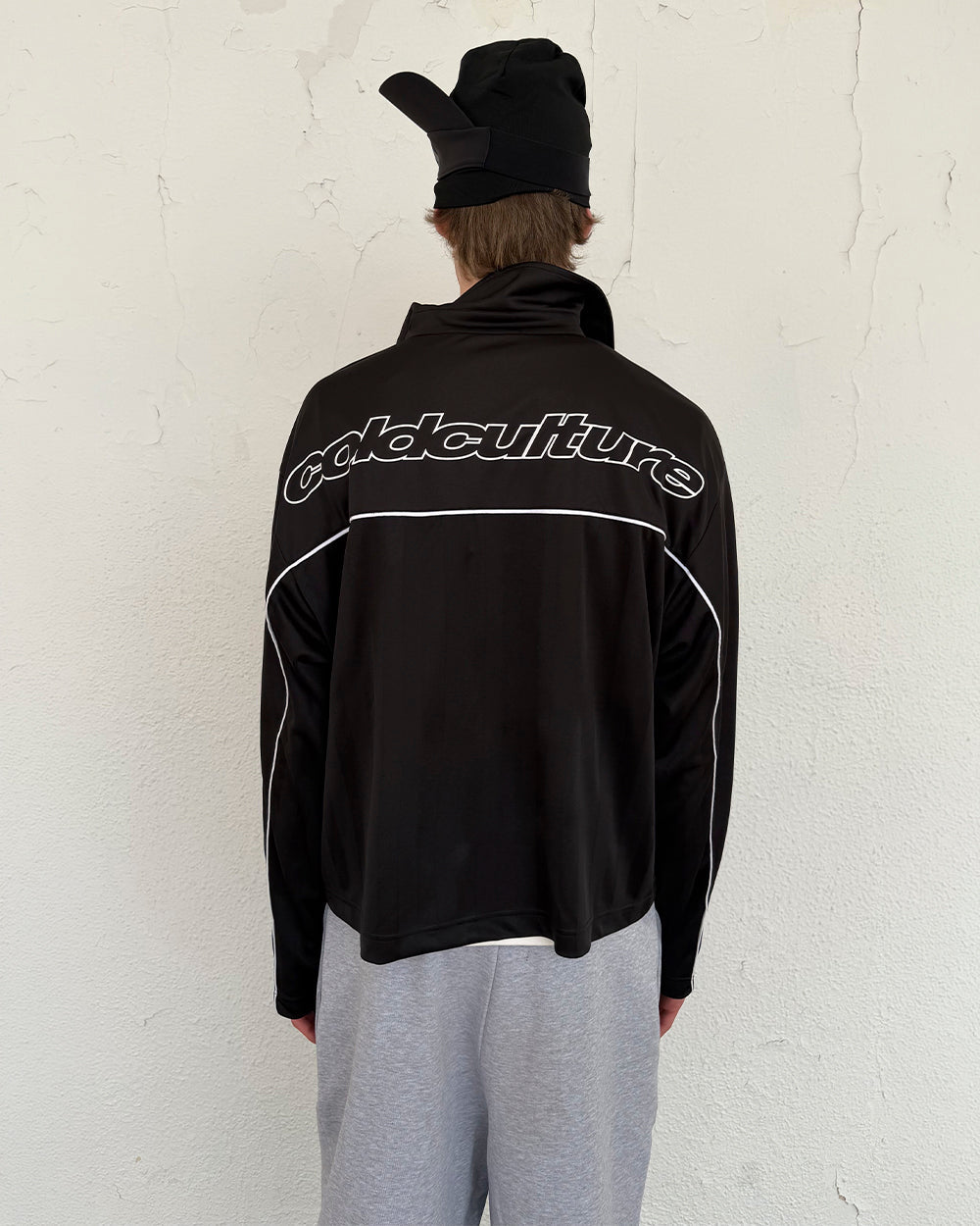 DRAW THE LINE LONGSLEEVE SHIRT BLACK - Cold Culture