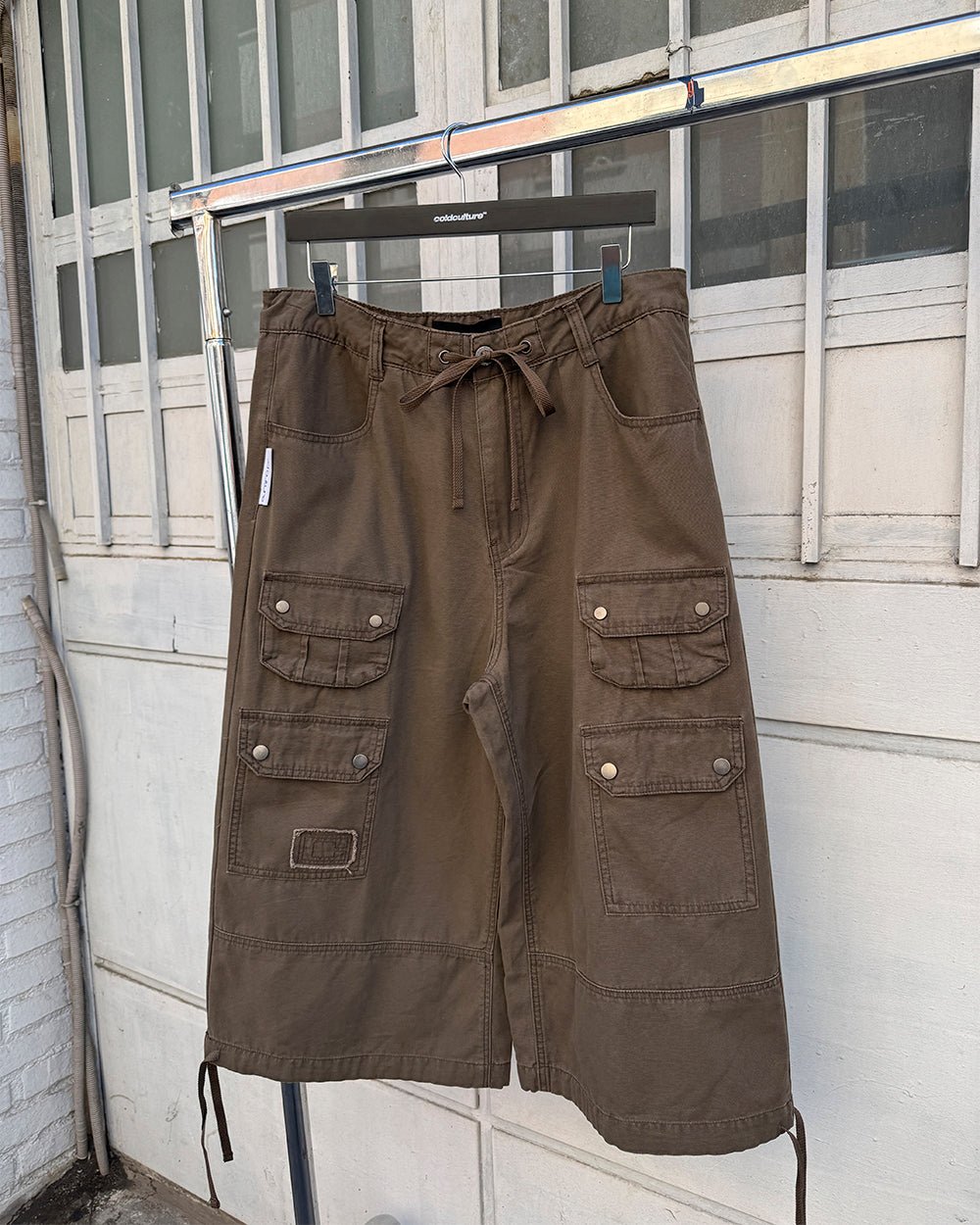 DUNE CAPRI PANTS BROWN - Cold Culture