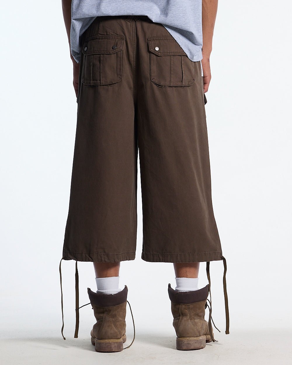 DUNE CAPRI PANTS BROWN - Cold Culture