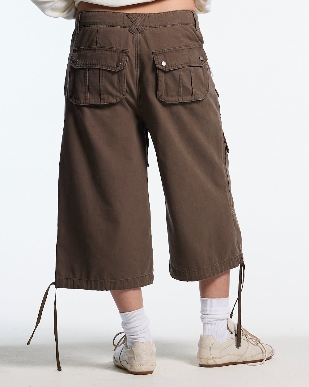 DUNE CAPRI PANTS BROWN - Cold Culture