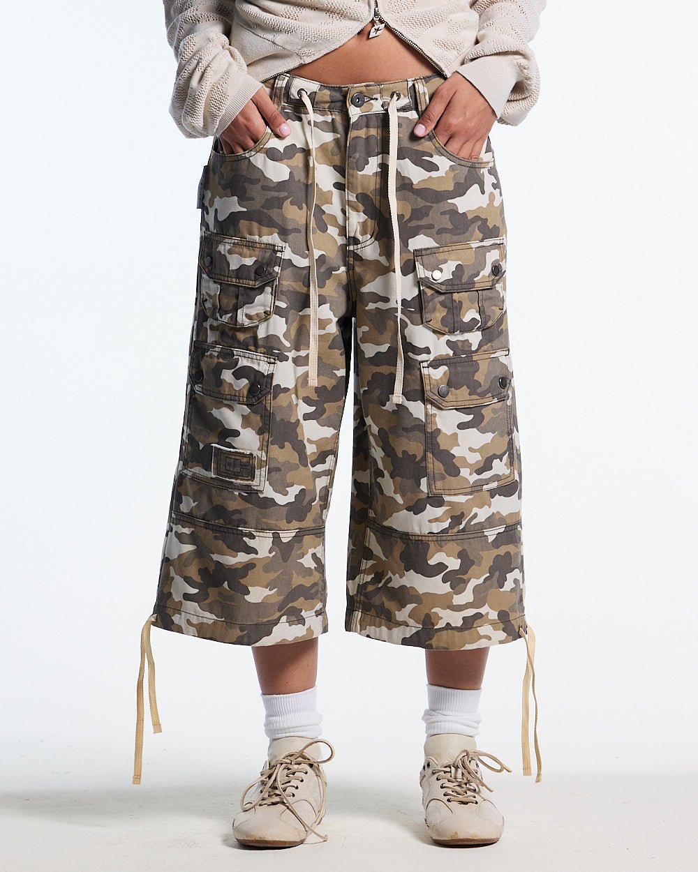 DUNE CAPRI PANTS CAMO - Cold Culture