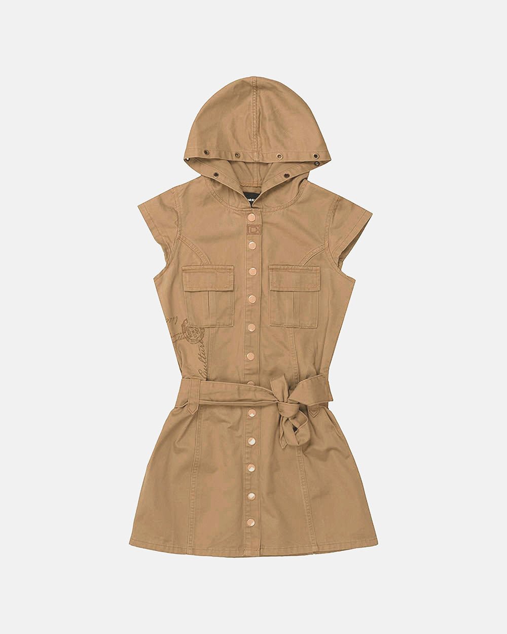 DUNE DRESS BROWN - Cold Culture