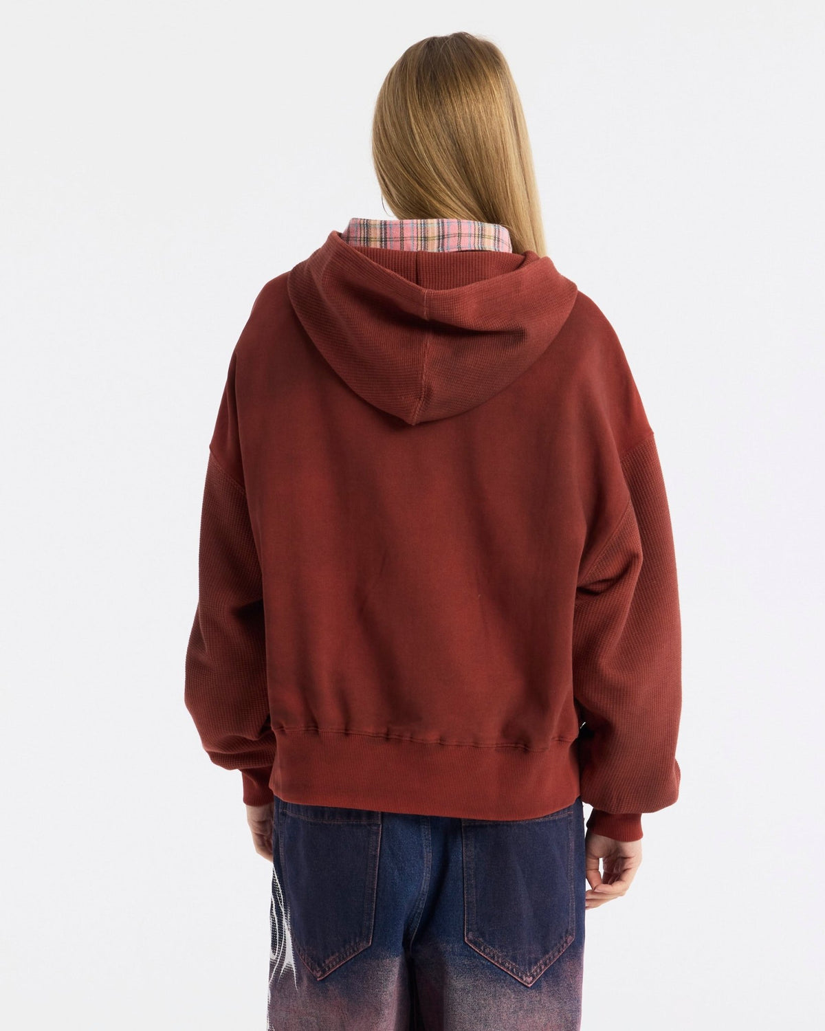 DUST 55 ZIP HOODIE RED - Cold Culture