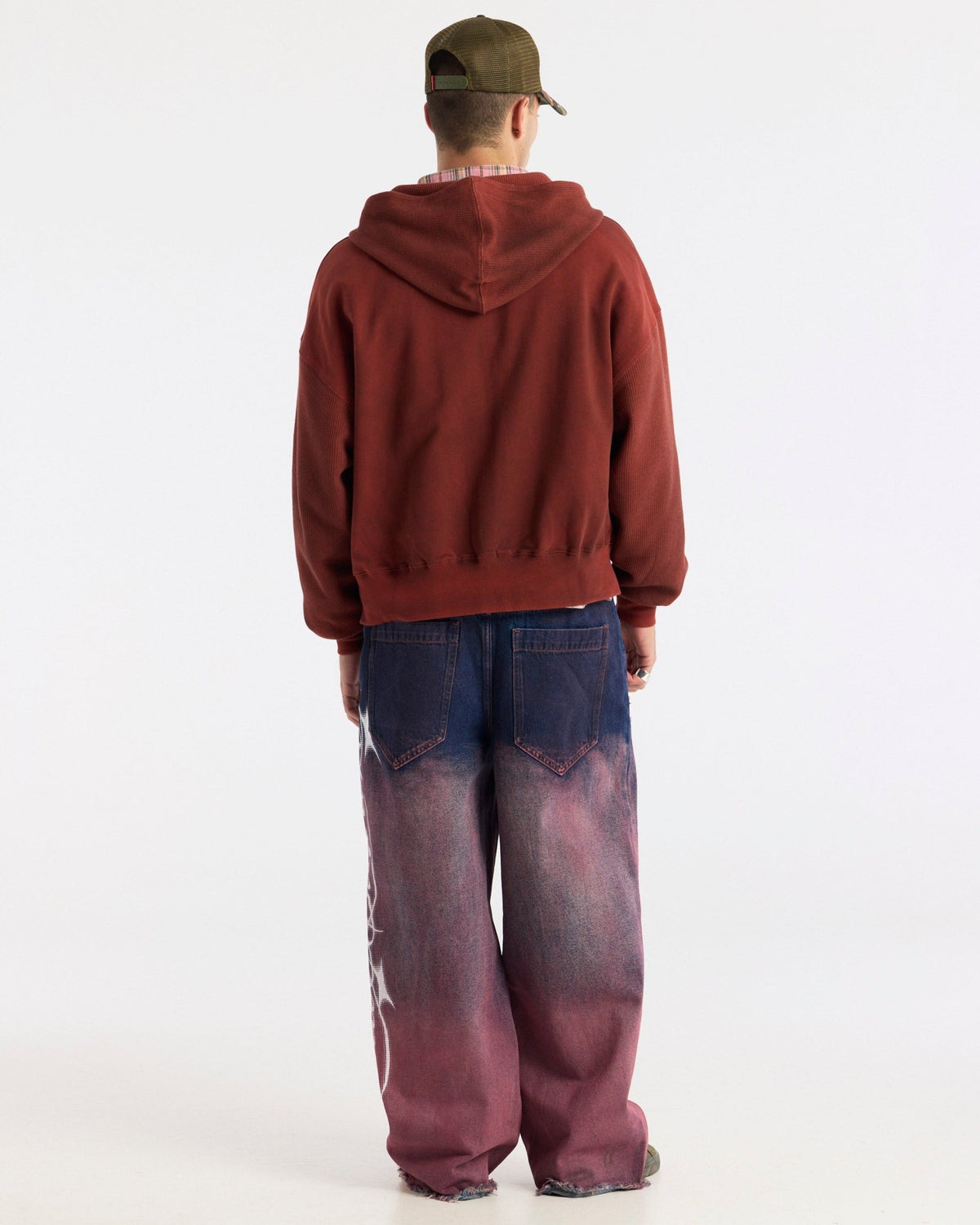 DUST 55 ZIP HOODIE RED - Cold Culture