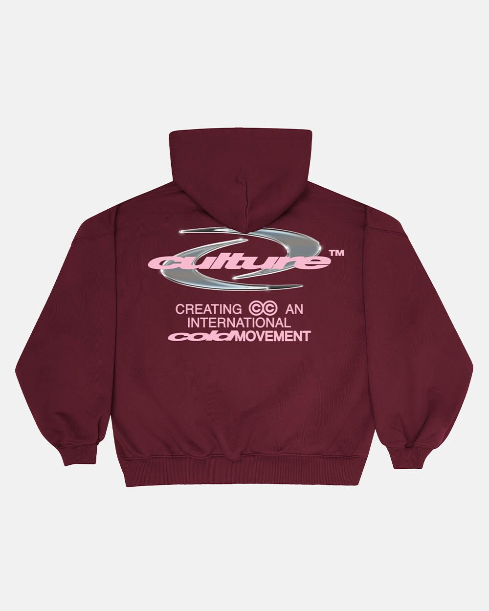DYNAMIC HOODIE BURGUNDY - COLD CULTURE
