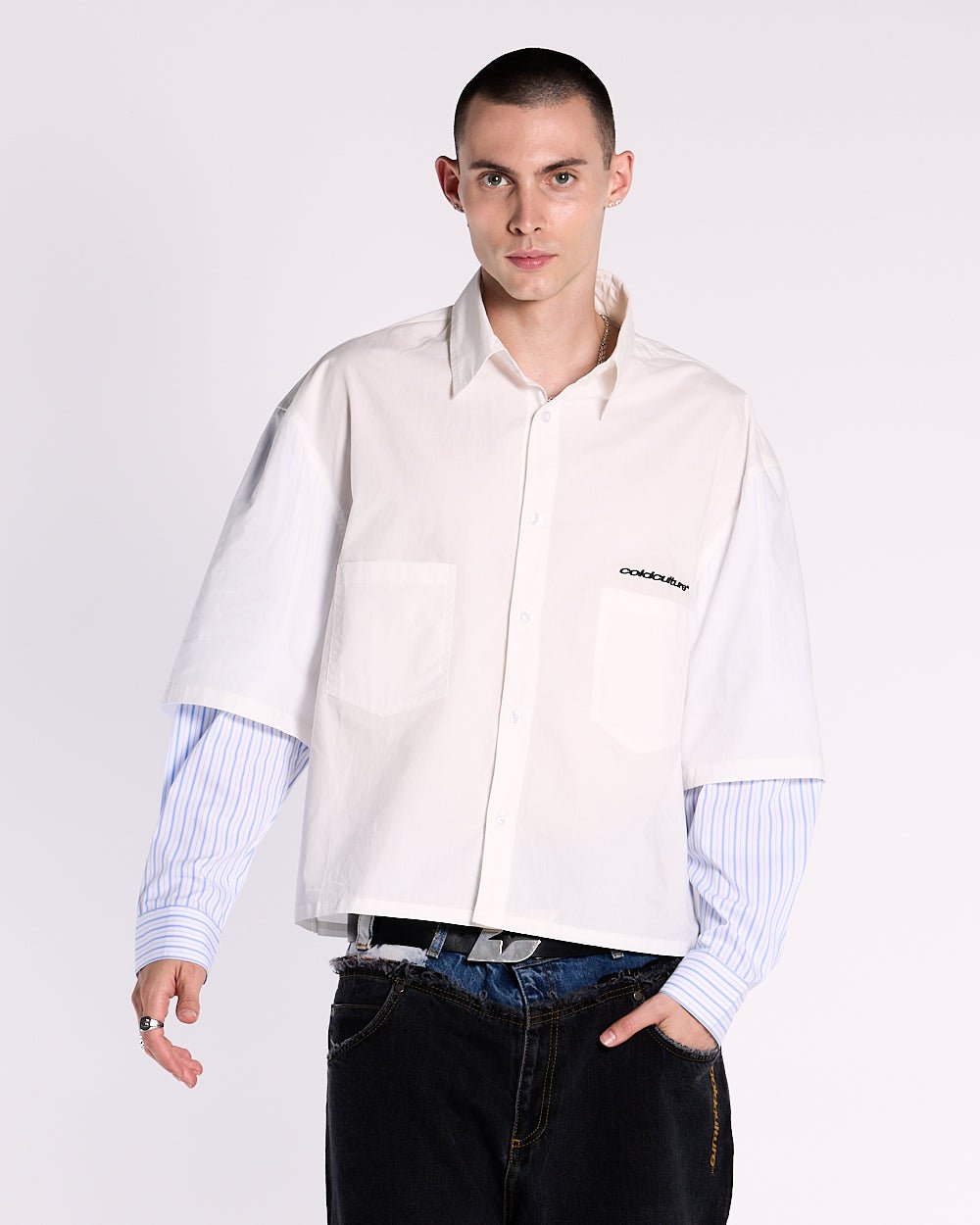 EDWARD SHIRT WHITE - Cold Culture