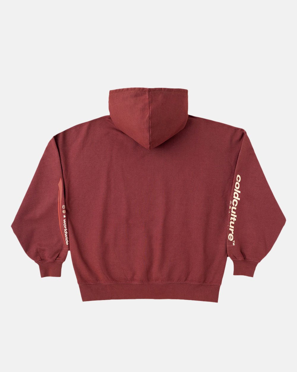 ENTERPRISE HOODIE WARM RED - COLD CULTURE