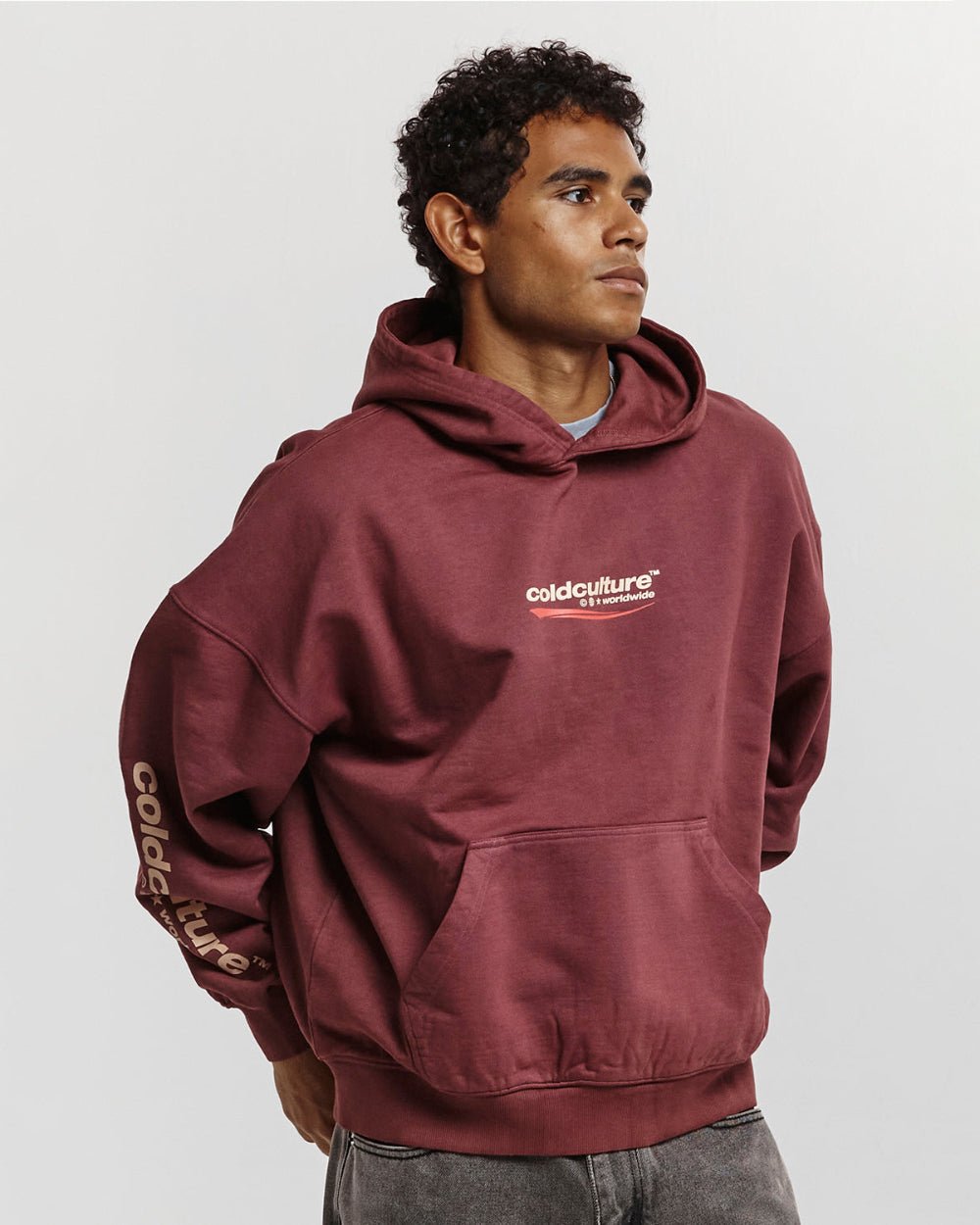 ENTERPRISE HOODIE WARM RED - COLD CULTURE