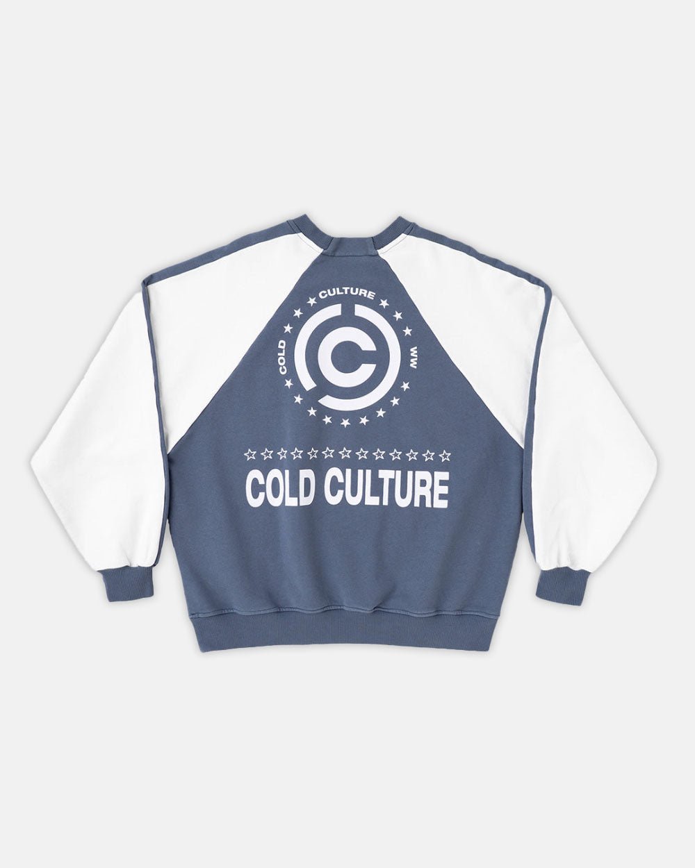 EQUIPMENT CREWNECK DARK BLUE/WHITE - COLD CULTURE