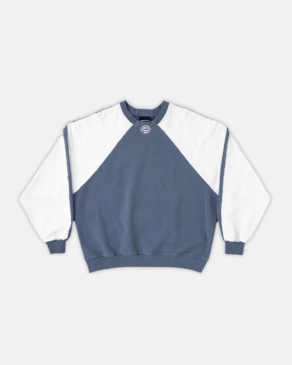 EQUIPMENT CREWNECK DARK BLUE/WHITE - COLD CULTURE