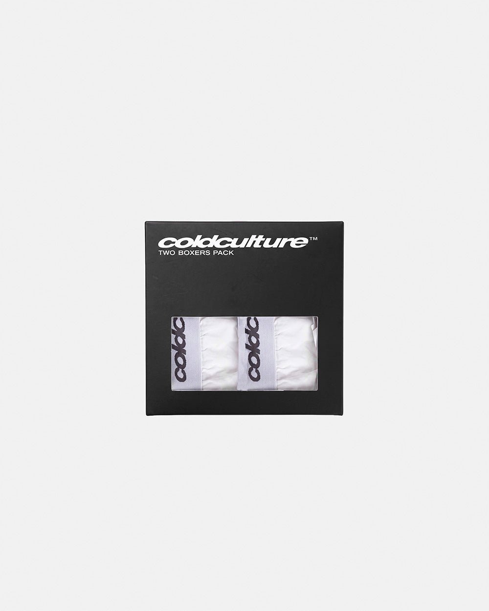 ESSENTIAL BOXERS PACK WHITE - Cold Culture