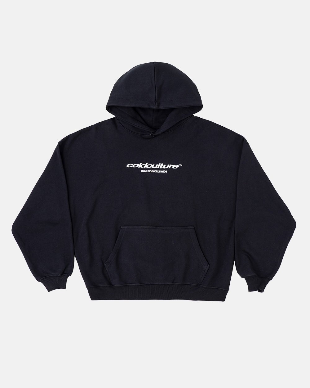 ESSENTIAL HOODIE BLACK - COLD CULTURE