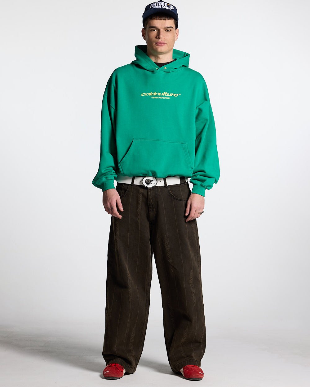 ESSENTIAL HOODIE GREEN - COLD CULTURE