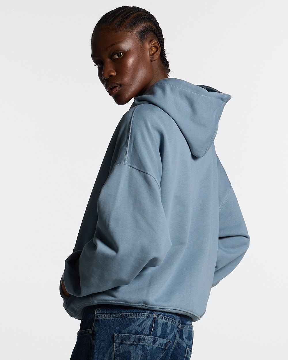 ESSENTIAL HOODIE WINDWARD BLUE - COLD CULTURE