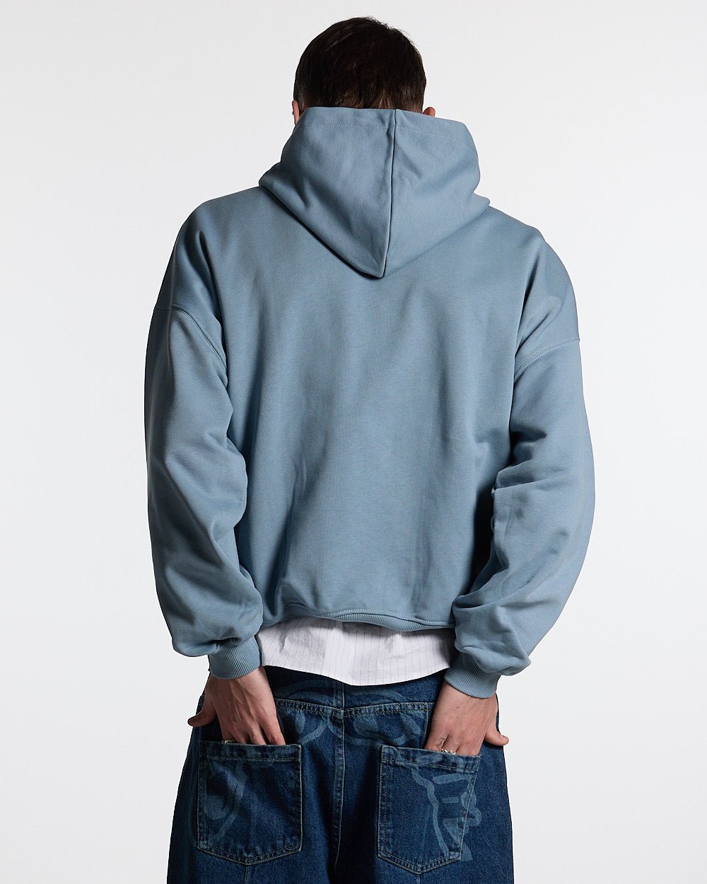 ESSENTIAL HOODIE WINDWARD BLUE - COLD CULTURE