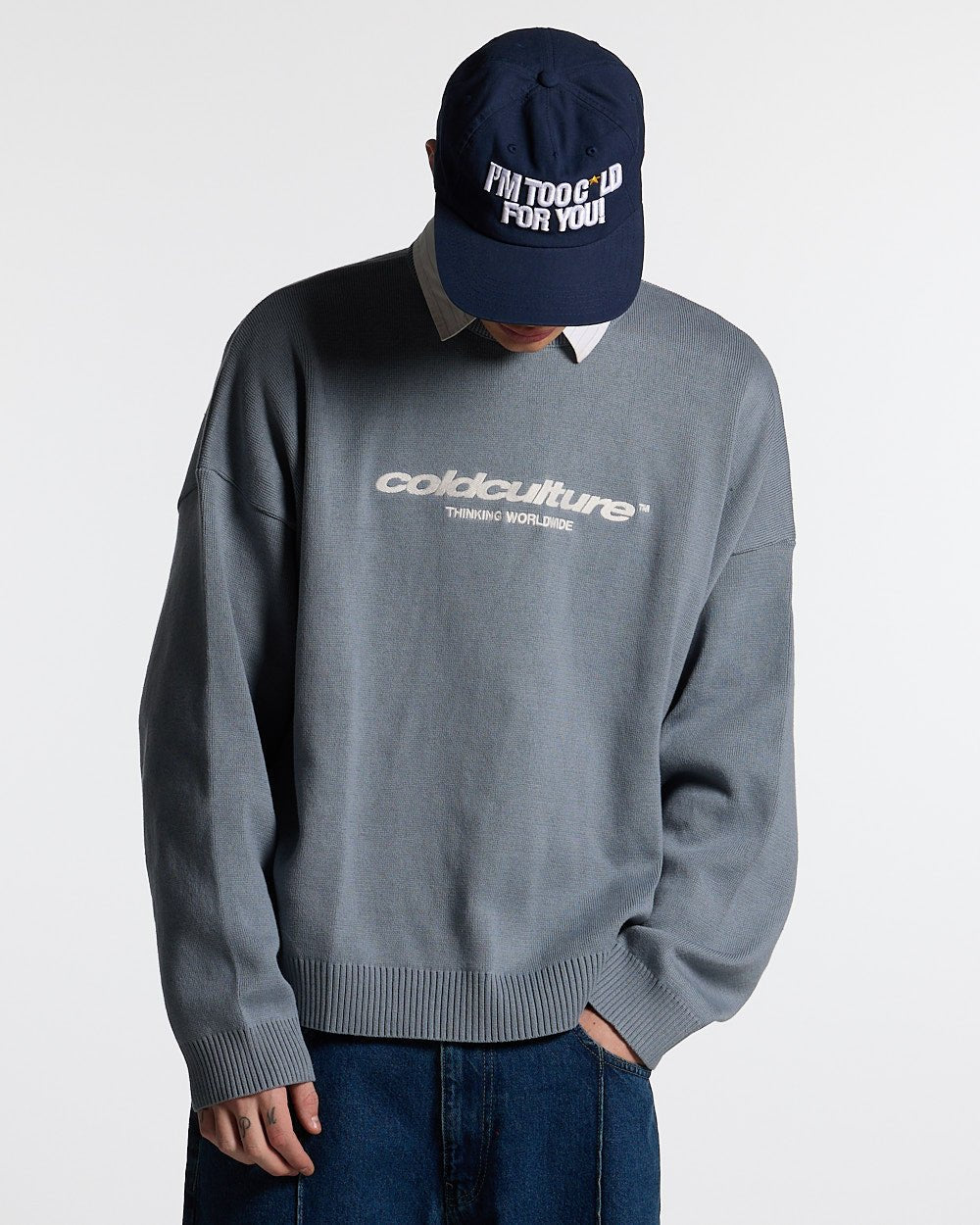 ESSENTIAL KNIT HEAVY GREY - COLD CULTURE