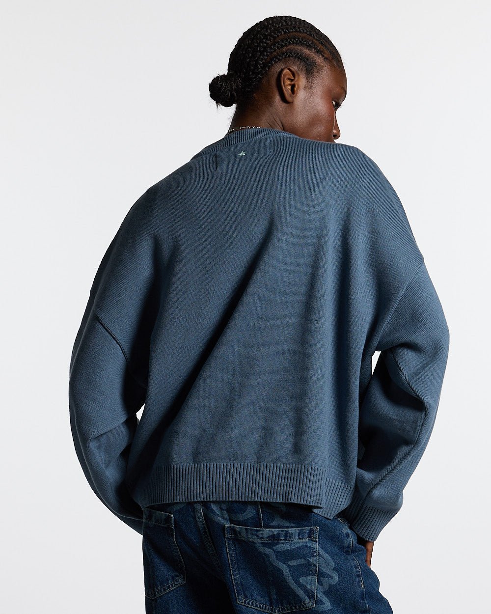 ESSENTIAL KNIT TURBULENCE BLUE - COLD CULTURE