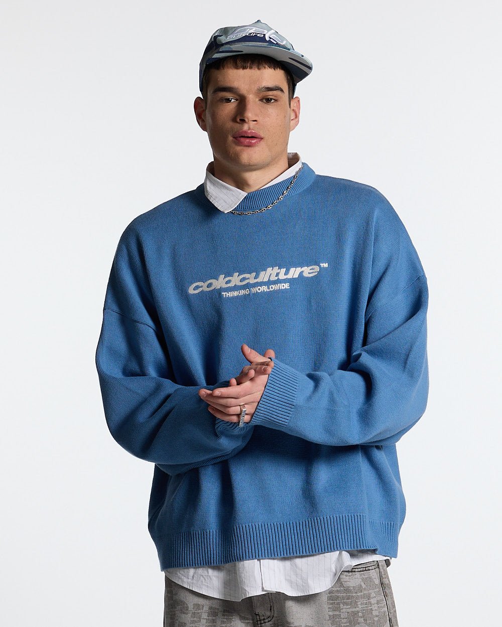 ESSENTIAL KNIT WINDWARD BLUE - COLD CULTURE