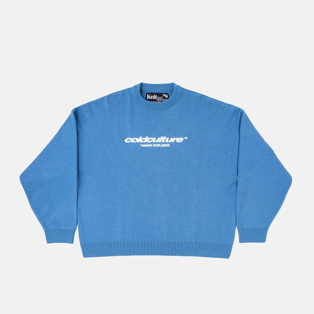 ESSENTIAL KNIT WINDWARD BLUE - Cold Culture