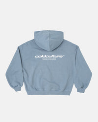 ESSENTIAL ZIP HOODIE WINDWARD BLUE