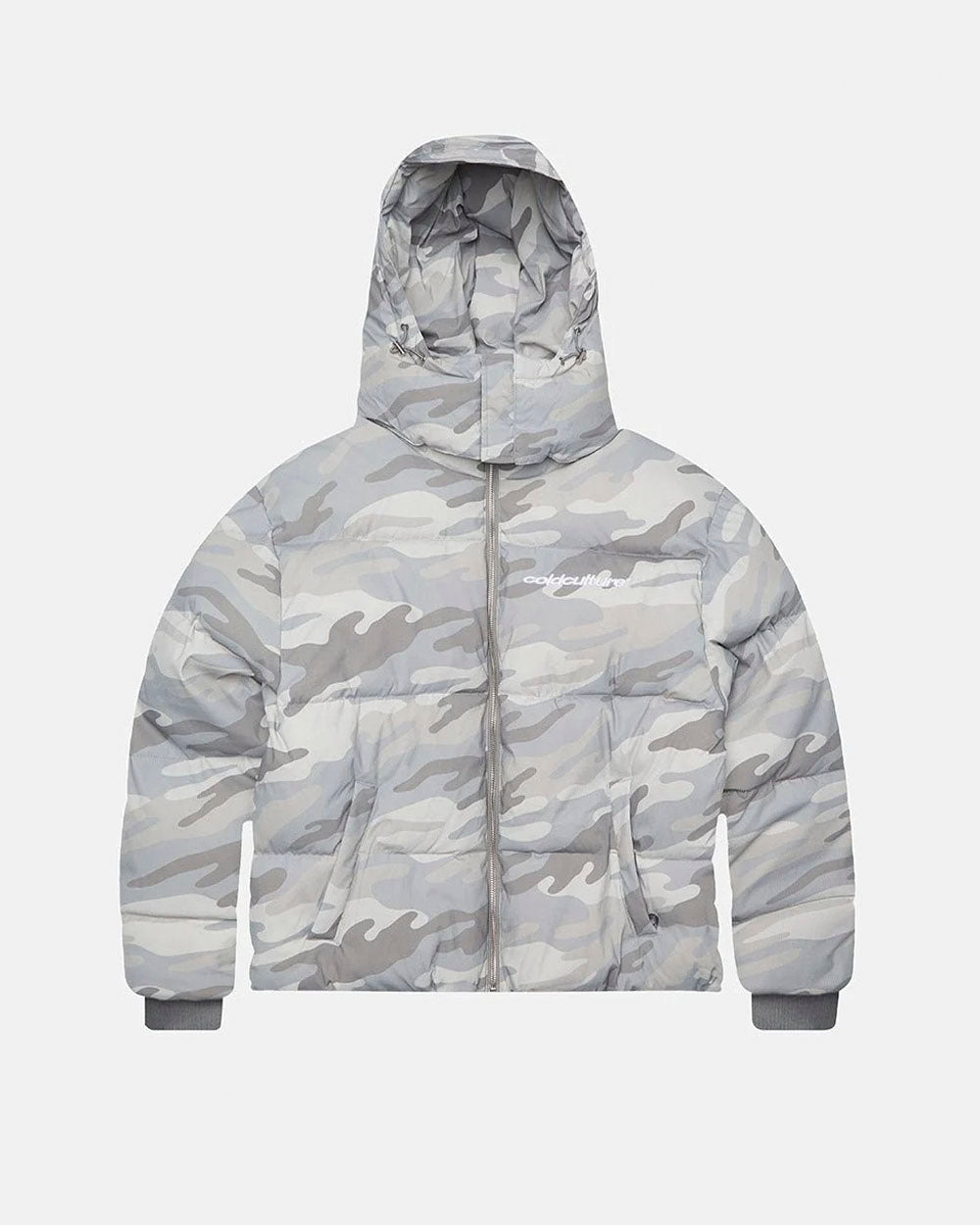 EVERYDAY PUFFER GRAY CAMO - Cold Culture