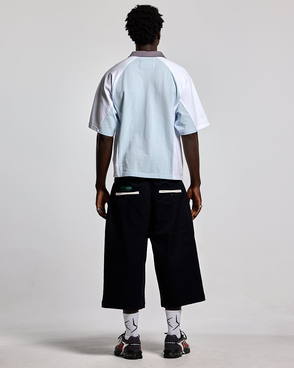 EXTREME POLO IRON LIGHT BLUE AND GREY - COLD CULTURE