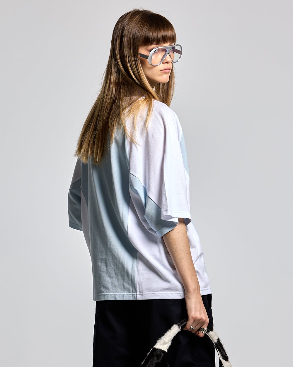 EXTREME POLO IRON LIGHT BLUE AND GREY - COLD CULTURE