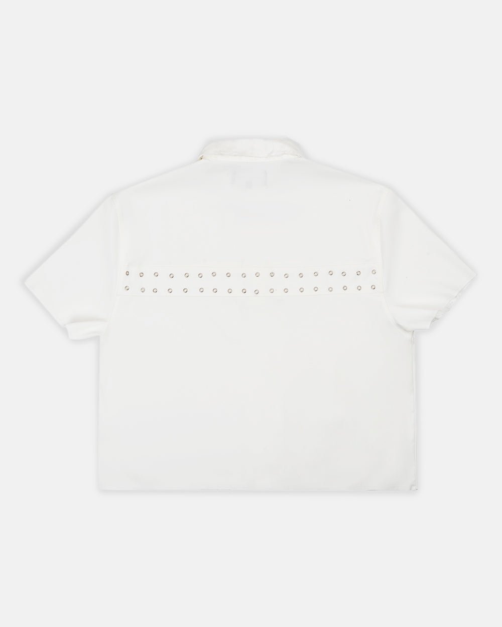 EYELET SHIRT OFF WHITE - Cold Culture