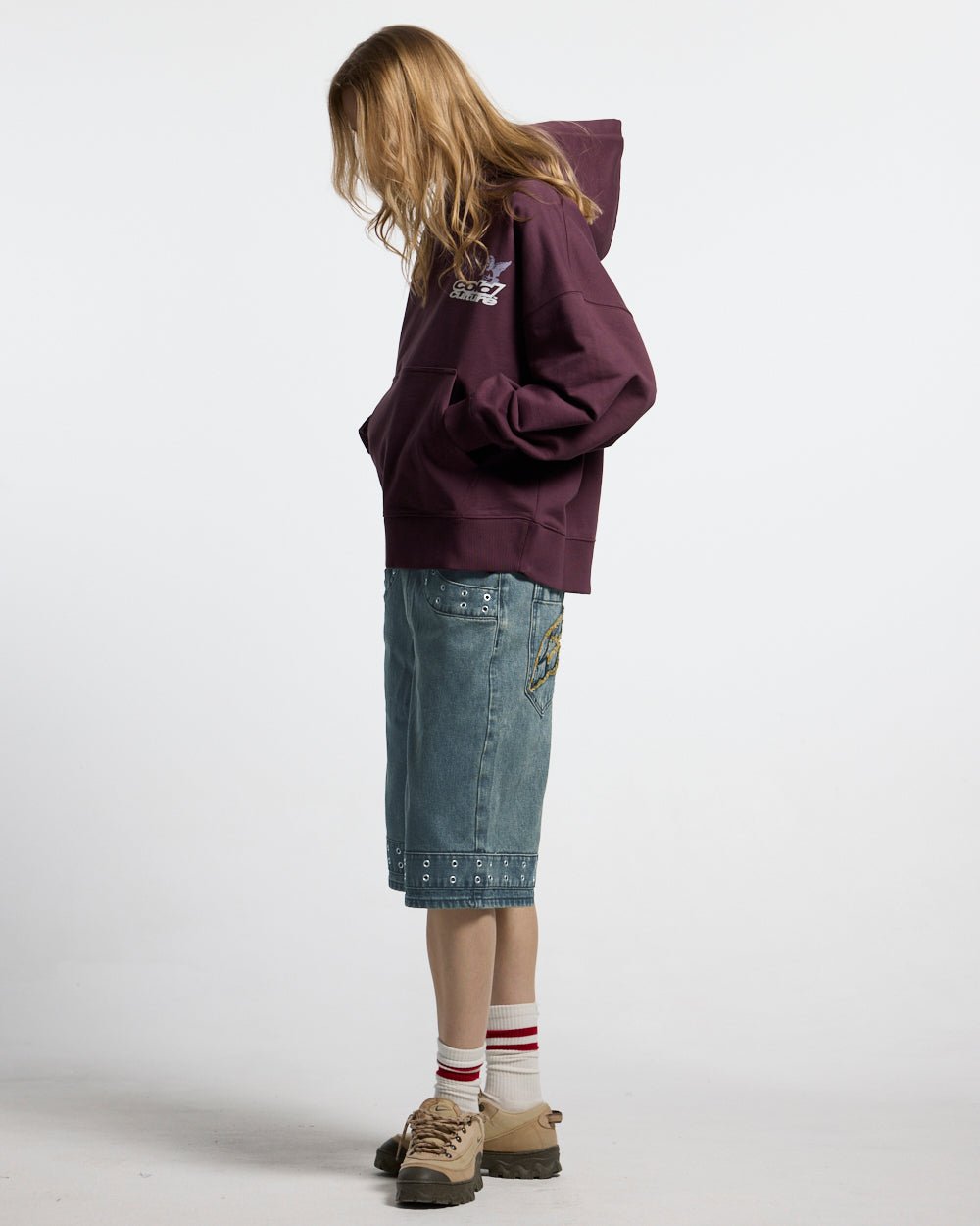 EYELET V2 SHORT DENIM - Cold Culture #woman