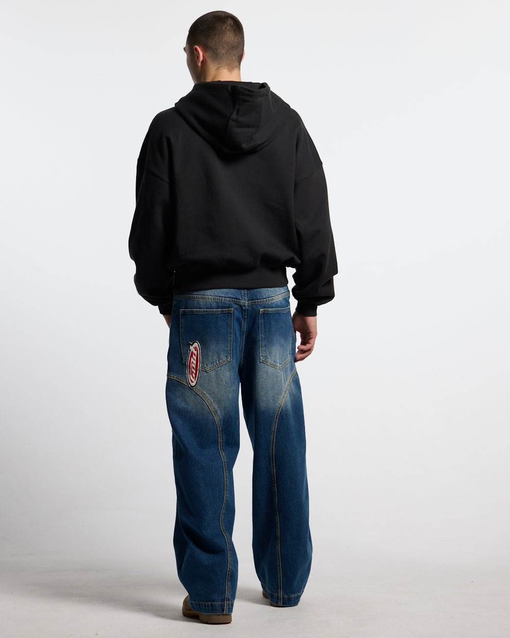 FADED AGE BUZO BLACK & BLUE - Cold Culture