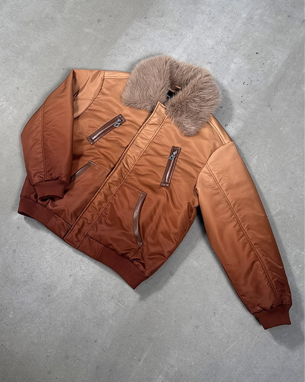FADED BOMBER BROWN