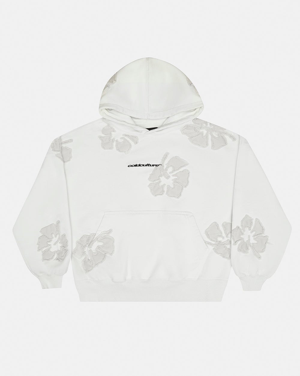 FAKE LOVE HOODIE GREY - Cold Culture